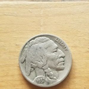 1937 buffalo nickle, good condition